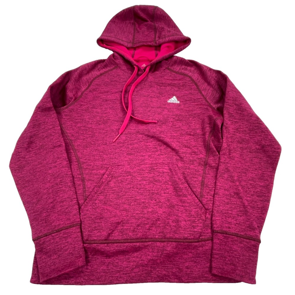 Adidas Hoodie Women Small Pink Sweatshirt‎ Sweater Clima Warm Performance Ladies